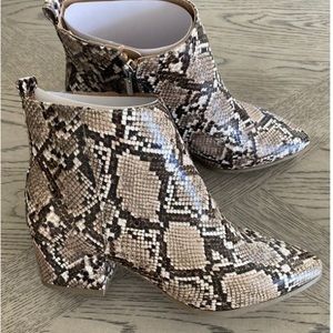 A New Day Women’s Valerie Snake Print Bootie